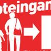 Dieses Logo weist auf Läden hin, an die sich Hilfesuchende wenden können.