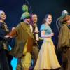 Sieben Darstellerinnen und Darsteller schafften es, das Märchen von Schneewittchen und den sieben Zwergen in der Lohrer Stadthalle schwungvoll auf die Bühne zu bringen.