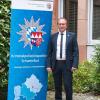 Verabschiedung in den Ruhestand (von links): Kriminaldirektor Thomas Gütlein, der scheidende Kriminalhauptkommissar Dietmar Dömling und Kriminaloberkommissar Michael Beetz.