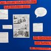 Comics können zur politische Bildung beitragen – wie hier bei der Ausstellung im Gymnasium Bad Königshofen.