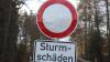 Sturmschäden beschäftigten auch die Kitzinger Polizei am Wochenende.