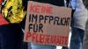 Immer wieder demonstrierten Teilnehmende in den letzten Wochen  gegen die Impfpflicht für Pflegekräfte.