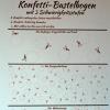 Der Konfetti-Bastelbogen des KCH mit drei Schwierigkeitsstufen.