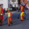 Bunte Clowns gehören zum Schönauer Fasching dazu. Ist doch auch ein Clown auf dem Logo der Schönauer Fosenöchter zu sehen.