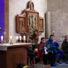 Die Musikgruppe "Querbeet" gestaltete die "Abendgesänge" des Pastoralen Raums Gemünden zum Thema "Mit Humor und heiterem Gemüt durchs Kirchenjahr" mit humorvoll - besinnlichen Songs und Texten.