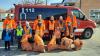 Das Team der Kinderfeuerwehr „Feuerwanzen“ in Hausen sammelte eifrig Müll und nahm damit an der Aktion putz.munter des team orange teil.