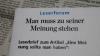 Symbolbild Leserbrief