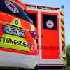 Schwer verletzt wurde ein Arbeiter ins Krankenhaus gebracht.