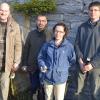 Waren im Landkreis wieder auf der Suche nach Winterschlaf haltenden Fledermäusen: Georg Warnke (von links), Dieter Schmitt, Claudia Beyer und Matthias Hammer. Das Foto entstand im Februar 2020 vor Beginn der Corona-Pandemie. Waren im Landkreis wieder auf der Suche nach Winterschlaf haltenden Fledermäusen: Georg Warnke (von links), Dieter Schmitt, Claudia Beyer und Matthias Hammer. Das Foto entstand im Februar 2020 vor Beginn der Corona-Pandemie.