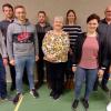 Die neue Vorstandschaft des FC Roden (von links): Michael Dümig, Julian Herrmann, Julian Schneider, Roland Ehehalt, Annemarie Breitenbach-Eyrich, Kathrin Ditterich, Andrea Schneider, Paul Scheiner und Anja Sendelbach. Es fehlen Wolfgang Heppel und Doreen Latta.