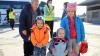 Diese drei ukrainischen Kinder sind mit ihrer Oma und ihrer Mutter nach Volkach (Lkr. Kitzingen) gekommen. In einem Volkacher Weingut haben sie erst einmal eine Bleibe gefunden.