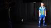 Fotoshooting für den neuen Klub: Thilo Wilke im blaugelben Trikot von Alta IF vor der Kamera