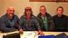 Ein Teil des wiedergewählten Vorstands der Reichenberger Nikoläuse von links: Ralf Sauer (Schriftführer), Lui Böhler (Vorsitzender), Manfred Schubert (Kasse), Carsten Kendl (2. Vorsitzender).