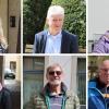 Bei der Umfrage in der Kitzinger Innenstadt ihre Urlaubspläne verraten haben (oben von links) Franziska Panzer, Hermann Neubert, Regina Peller, Hanna Schmidt, Werner Siebert sowie Rainer und Helga Loksch.