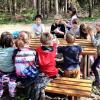 Rast am Käppele an der Sitzgruppe direkt neben der Wolfskapelle. Rast am Käppele an der Sitzgruppe direkt neben der Wolfskapelle.