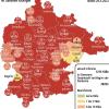 Corona-Landkarte: Die Inzidenz im Landkreis Kitzingen bleibt unter 1000