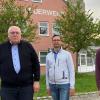 Albin Dittmeier (Dritter von links) ist der neue Zweite Vorsitzende der Feuerwehr Gerolzhofen. Mit im Bild (von links) Bürgermeister Thorsten Wozniak, Vorsitzender Berthold Möslein und Schriftführer Johannes Schmitt.