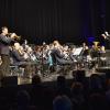 Flügelhornist Martin Ehrlich mit seinem Solopart beim Konzert des Polizeiorchesters Bayern in Lohr.