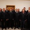 Langjährige Aktive der Frickenhäuser Feuerwehr wurden im Rahmen der Hauptversammlung ausgezeichnet. Im Bild von links: Kreisbrandinspektor Thomas Graumann, Kreisbrandrat Peter Weiß, Volker Schmitt, Sven Raab, Andreas Müller, Matthias Schmitt, Marco Reß, Ralf Hartmann, Jürgen Friedel, Christoph Göbel, Tim Rauch (Neuaufnahme), Kommandant Philipp Schroll, stellvertretender Kommandant Stefan Euring, Ortsbeauftragter Achim Reß sowie Bürgermeister Michael Kraus.