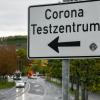 Das Corona-Testzentrum zieht wegen des Kiliani-Volksfests vorübergehend um.