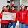 Im Bild von links: Karina Schäfer (Vorstandschaft), Sabine Dreibholz (Frauenhaus SW), Heike Nebes (Geschäftsleitung), Ursula Leupold, Tina Beyer und Susanne Klingele von der Caritas Schonungen.
