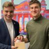 Führungswechsel: Julius Apelt (rechts) übernahm den Vorsitz der Liberalen Hochschulgrupe von Tilman von Heygendorff.