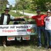 Humor mit Weitblick - fränggisch Comendy mit (von links): Eberhard Nuß, Bernd Kleinschnitz und Wolfgang Huskitsch.