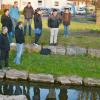 In diesem Bereich an der Barget in Kleineibstadt wird eine Archimedische Schraube, ein Wassertransport-Spielgerät aufgestellt. Dafür gab es jetzt grünes Licht vom Gemeinderat.