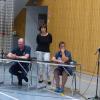 Bürgermeister Ewald Vögler lobte das Führungsteam des Geschäftsführenden Vorstandes, darunter (von links) Marco Wolf, Dieter Hofmann, Karoline Reichert und Karina Lommel für den bewiesenen Weitblick, mahnte aber auch: "Das Geld wird knapper in den Vereinen und in der Gemeinde. Man muss aus den knapperen Mitteln das Beste machen!" Bürgermeister Ewald Vögler lobte das Führungsteam des Geschäftsführenden Vorstandes, darunter (von links) Marco Wolf, Dieter Hofmann, Karoline Reichert und Karina Lommel für den bewiesenen Weitblick, mahnte aber auch: "Das Geld wird knapper in den Vereinen und in der Gemeinde. Man muss aus den knapperen Mitteln das Beste machen!"