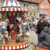 Das Karussell stand bei den kleinen Kindern hoch im Kurs. Das Karussell stand bei den kleinen Kindern hoch im Kurs.