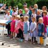 Hatten ihren großen Auftritt: Der Kinder- und Jugendchor des MGV Wiesentheid. Hatten ihren großen Auftritt: Der Kinder- und Jugendchor des MGV Wiesentheid.