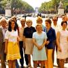 Die erste Wiesentheider Delegation machte sich 1972 auf den Weg ins französische Rouillac. Mit dabei war unter anderem Lotte Stöcker (vorne, im hellblauen Kleid). Das Foto entstand beim Zwischenstopp in Paris.