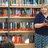 Anja Janotta las aus ihrem Buch "Die Nacht in der Schule".
