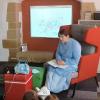 Nina Müller hatte "Kuschelflosse" mitgebracht. Nina Müller hatte "Kuschelflosse" mitgebracht.