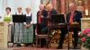 Traditionelle Marienlieder sangen die Vasbühler Krammetsvögel beim Fränkischen Mariensingen in der Wallfahrtskirche Fährbrück. Anton Böhm von der ARGE Fränkische Volksmusik Unterfranken (4. von links) hatte die musikalische Leitung des Konzerts.