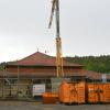 Die Günter-Burger-Halle wird saniert und barrierefrei gestaltet. Das Fünf-Millionen-Projekt startete im März und soll im September des nächsten Jahres fertiggestellt sein.