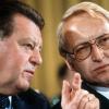 Bayerns Ministerpräsident verschätzten sich in der Geschichte immer mal wieder: auch Franz Josef Strauß und Edmund Stoiber, hier auf einem Foto von 1979. 