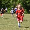 In Greußenheim wird fleißig trainiert. Auch die Spieler der U11 arbeiten an ihrer Kondition für den Mehrgenerationenlauf am großen Sportwochenende.