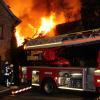 Einer der größten Brandeinsätze der Feuerwehren im Landkreis Schweinfurt war in der Nacht zum 21. Juni 2020 im Donnersdorfer Ortsteil Falkenstein, wo ein Dreiseithof nahezu vollständig abbrannte.