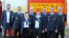 Ehrungen und Wahlen standen bei der Feuerwehr Hörblach an (von links): Dritter Bürgermeister Thomas Weckert, Vorsitzender Thomas Grimmer, Schriftführerin Andrea Schösser (beide 25 Jahre Dienst), Zweiter Vorsitzender Stefan Babich, Carola Ort (25 Jahre Dienst), Zweiter Kommandant Christian Zinnheimer, Kommandant Michael Ort (25 Jahre Dienst) und KBM Martin Ebert.