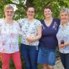 Die "neuen und alten" Ortsbäuerinnen in Ippesheim: Petra Müller, Nicole Blank, Kirstina Schumann und Helga Gröninger (von links).