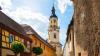 Die Tour geht an der dreischiffigen barocken Schlosskirche in Wilhermsdorf vorbei.