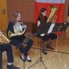 Ein Blechbläserquartett der Hochschule für Musik sorgte für einen passenden musikalischen Rahmen beim Festakt. Von links: Andreas Seifert, Tamara Kleinhenz, Bernadette Wolf und Felix Linzmeier. Ein Blechbläserquartett der Hochschule für Musik sorgte für einen passenden musikalischen Rahmen beim Festakt. Von links: Andreas Seifert, Tamara Kleinhenz, Bernadette Wolf und Felix Linzmeier.