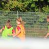 Eindrücke aus dem NFZ-Training (von links): Alina Klingler, Jana Schneider, Laura Meier undAnna Reinders.