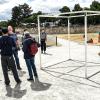 Die Künstlergruppe "Achtung! Kunstleerer Raum" war auf der Documenta und suchte das Gespräch mit den Passanten.