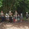 Zur Begrüßung beim Sommer- und Eröffnungsfest sangen die Kinder des AWO Waldkindergarten Eulennest den Eltern, Geschwistern und Großeltern Eulenlieder.