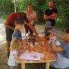 An der Malstation beim Eröffnungs-Sommerfestes im AWO-Waldkindergarten Eulennest herrschte ständig Betrieb. An der Malstation beim Eröffnungs-Sommerfestes im AWO-Waldkindergarten Eulennest herrschte ständig Betrieb.