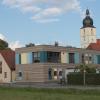 Der moderne Anbau an den Kindergarten.