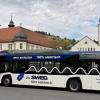 Am ersten Betriebstag kam der E-Bus unter anderem auf Linie 937 von Unterschüpf nach Boxberg zum Einsatz.