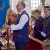 Beim Festgottesdienst.